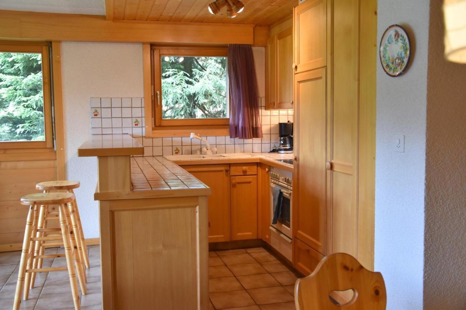 Apartamento Botzatei 001 Verbier Exterior foto